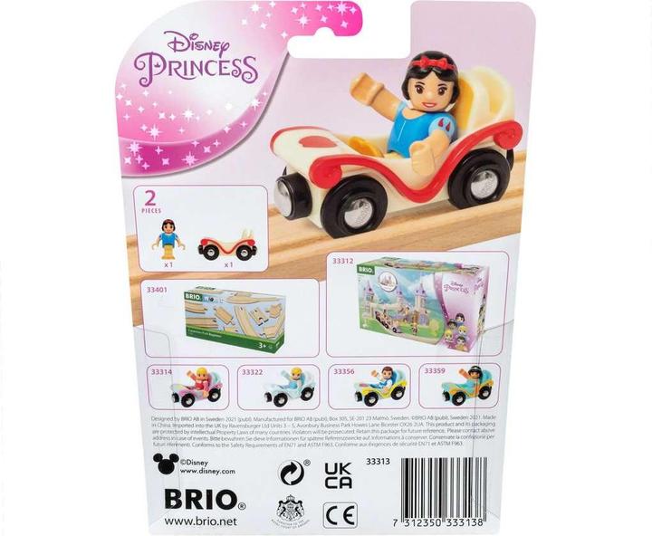 Image du produit Brio Chemin de fer Disney Princess Blanche-Neige avec wagon
