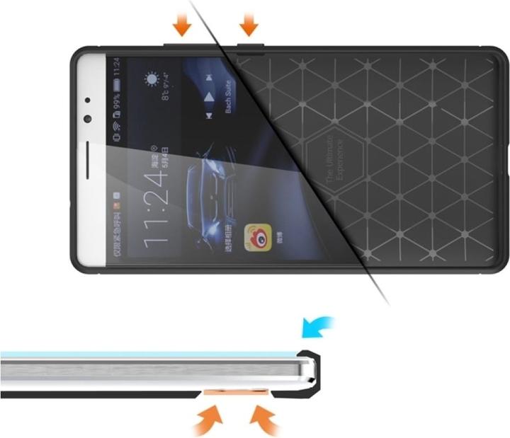 Image du produit Screenguard Housse Huawei Mate 8 Carbon Brushed Soft TPU (Mate 8)