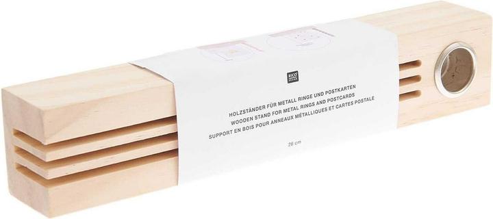 Rico Design Holzartikel Holzständer 26 cm (4 x 5 x 26 cm)