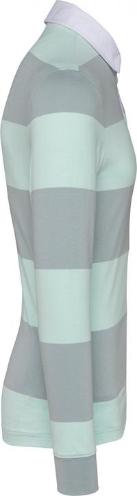 Produktbild Kariban Gestreiftes Poloshirt langarm (L)