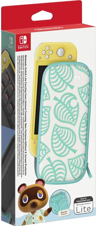 Nintendo Switch Lite-Tasche (Animal Crossing: New Horizons-Edition) & -Schutzfolie (Switch Lite)
