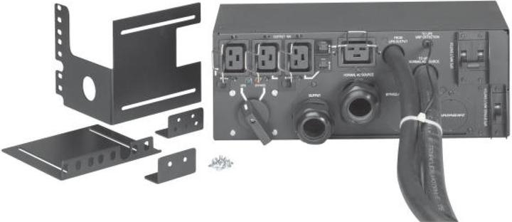 Produktbild Eaton Service Bypass Panel 400/230V Rackmount Input Hard Wire Output Hard Wire (4)C19