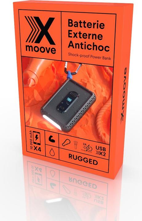 Image du produit Livoo Batterie Externe shockproof (10000 mAh, 15 W, 15 Wh)
