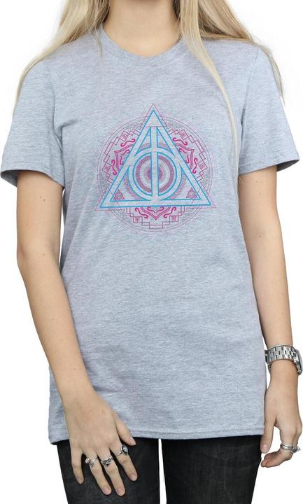 Immagine prodotto Neon Deathly Hallows Maglietta Ampia Donna (L)