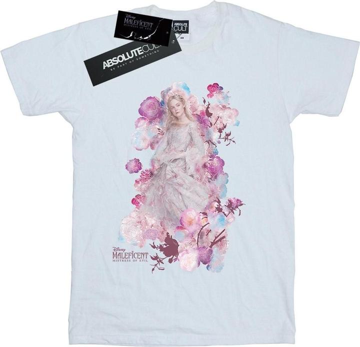 Immagine prodotto Disney Maleficent Mistress Of Evil Aurora Rose Bush Maglietta Ampia Donna (L)