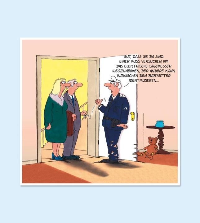 Immagine prodotto Uli Stein Cartoon-Geschenke: Aufmachen, Polizei! (Tedesco, Pietra Uli, 2022)