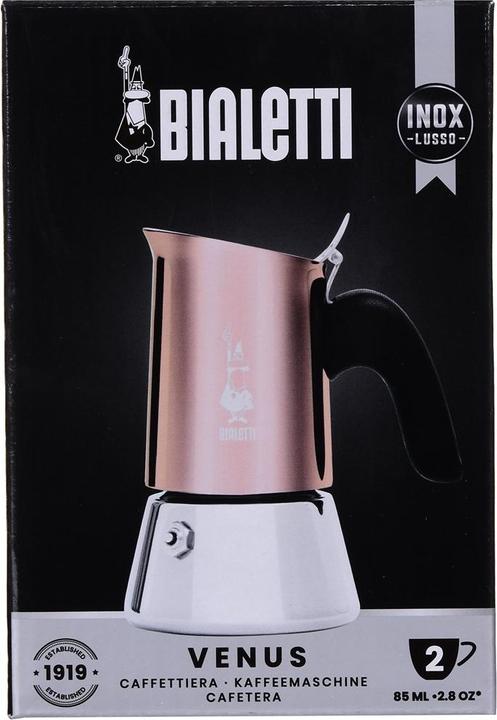 Actual product image Bialetti Espresso pot New Venus 2 cups, copper (2 T.)