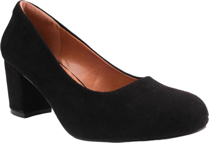 Actual product image Where's That From Womens/Ladies Melrose Suede Wide Medium Block Heel Court Shoes (39)
