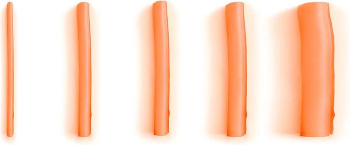 Actual product image Multibrackets Cable guide, orange, in 25m carton unroll box (Cable hole, 2500 cm)