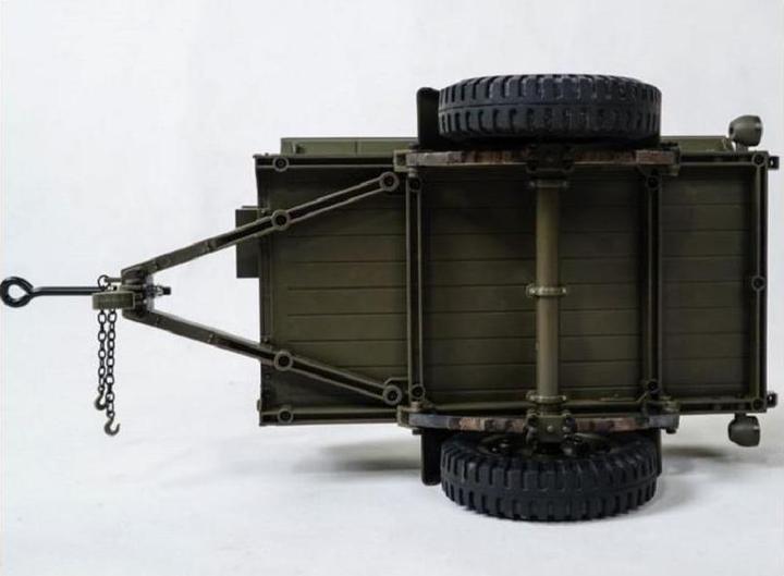 Produktbild RocHobby Anhänger zu 1941 MB Willys Jeep, 1:6 (RTR Ready-to-Run)
