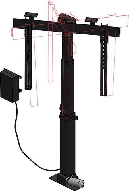 Actual product image Xantron PREMIUM-K1-RotoLift (Universal, 55", 50 kg)