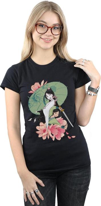 Immagine prodotto Disney Mulan Magnolia Collage Maglietta Donna (S)