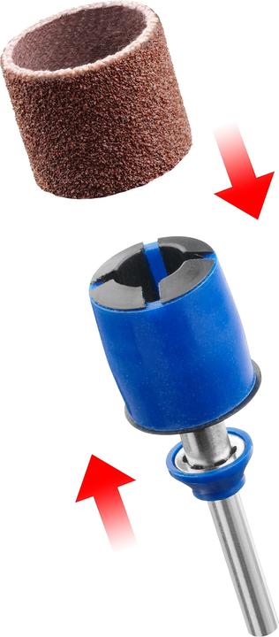 Dremel EZ SpeedClic (Aufspanndorn, 2 Schleifbänder) (60, 120)