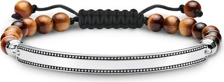 Immagine prodotto Thomas Sabo Bracciale Marrone (24 cm, Argento)