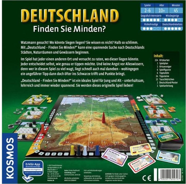 Immagine prodotto Kosmos Germania - Trovare Minden? (Tedesco)