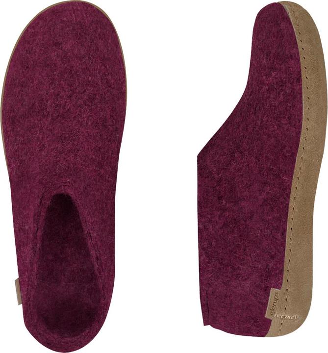 Actual product image Glerups Leather sole slipper (49)
