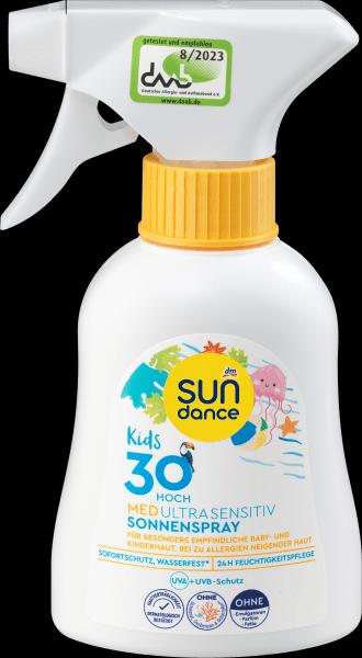 dm Sundance Sonnenspray Kids, MED ultra sensitiv, LSF 30 (Sonnenspray, SPF 30)