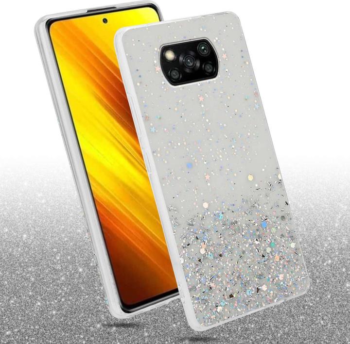 Produktbild Cadorabo TPU Hülle für Xiaomi POCO X3 NFC mit Glitzer (Xiaomi Poco X3 NFC)