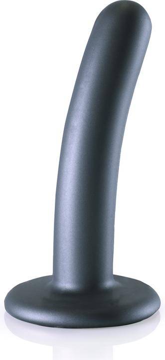Ouch! Smooth G-Spot Dildo - 5" / 12 cm - Gun Metal