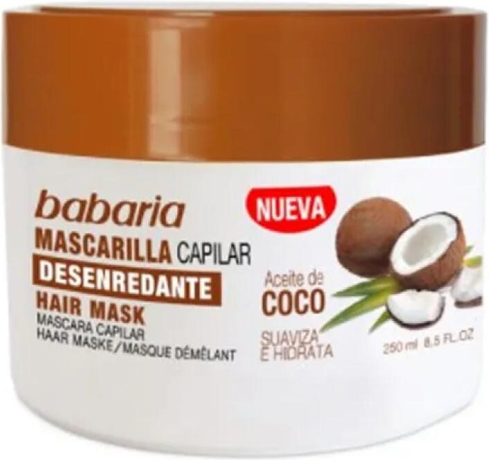 Immagine prodotto Babaria Maschera per capelli all'olio di cocco 400ml (400 ml)