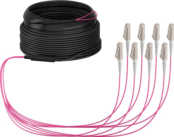 Produktbild EFB Elektronik Trunkkabel U-DQ ZN BH OM4 8G 1x8 LC-LC 10m Dca LSZH (10 m)