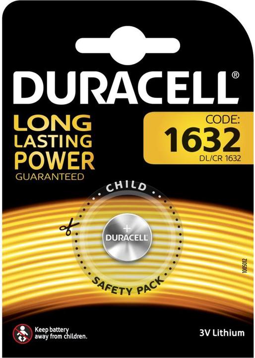 Produktbild Duracell Electronics (1 Stk., CR1632, 135 mAh)