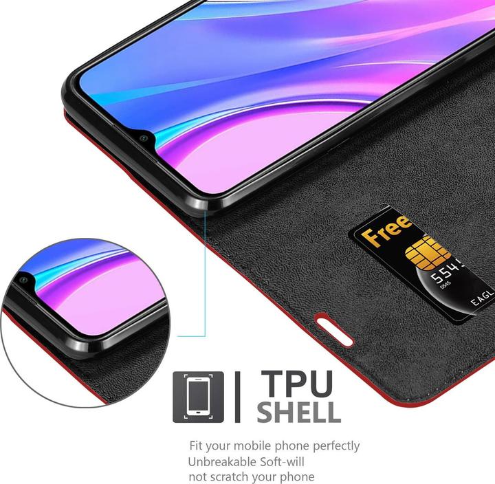 Produktbild Cadorabo Book Invisible Magnet Cover (Xiaomi Redmi 9)