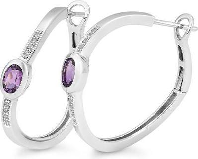 Produktbild Breuning OHRSCHMUCK - E.AMETHYST/Brill. 0,16 Ct. H/si (750/18 K Gold)