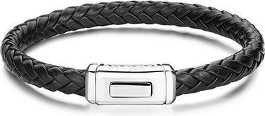 Brosway Elegant Leather Bracelet For Men Logan Boa11 (21 cm)