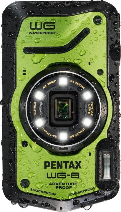 Produktbild Pentax WG-8 grün (28 - 140 mm, 20.16 Mpx)