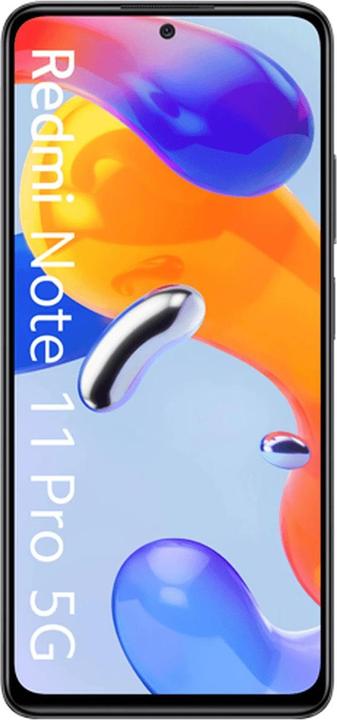 Produktbild Xiaomi Redmi Note 11 Pro 5G (128 GB, Graphite gray, 6.67", Hybrid Dual SIM, 108 Mpx, 5G)