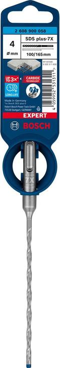 Productafbeelding Bosch Professional Zubehör Expert SDS plus-7X hamerboor, 4 x 100 x 165 mm (4,00 mm)