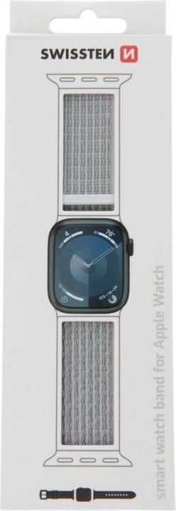 Produktbild Swissten Nylon Band for Apple Watch 38/40/41 mm White (Nylon)