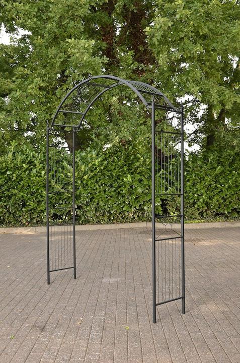 Produktbild CLP Rosenbogen Flexi, schwarz (40 cm, 110 cm)