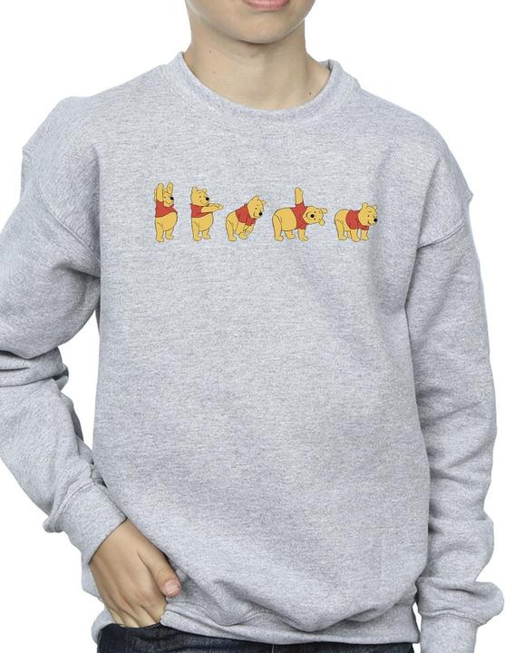 Actual product image Disney Boys Winnie The Pooh Stretching Sweatshirt (116)