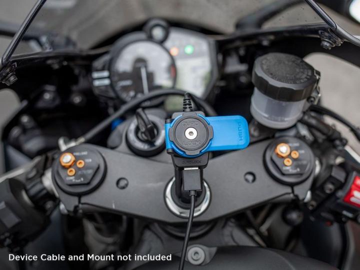 Actual product image Quad Lock Motorcycle USB Charger
