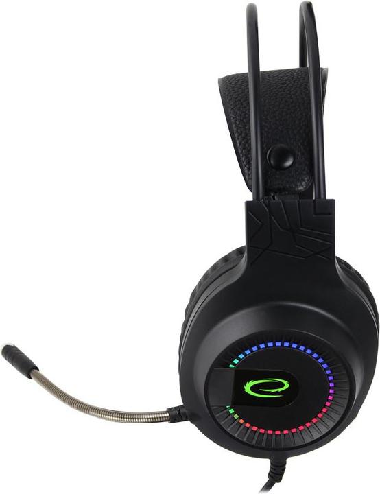 Actual product image Esperanza EGH7100 ausines su mikrofonu žaidimams 7.1 courser (Cable)