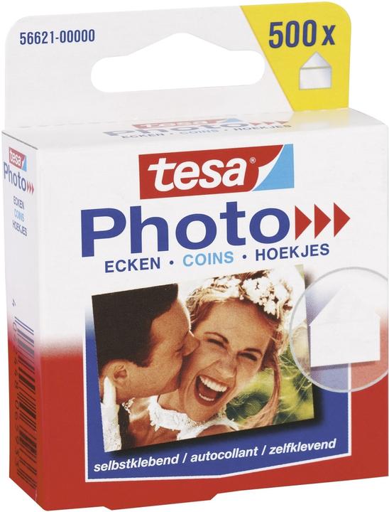 Produktbild tesa Foto Klebepads, selbstklebend, 500 Fotoecken