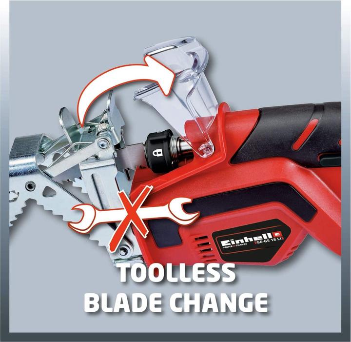 Actual product image Einhell GE-GS 18 Li Solo