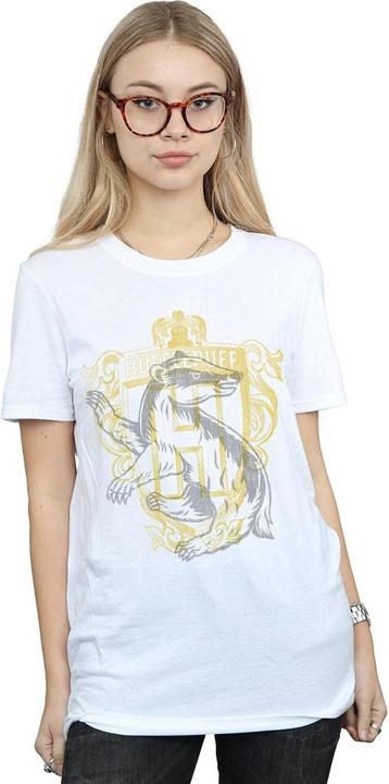 Immagine prodotto Hufflepuff Badger Crest Maglietta Ampia Donna (S)