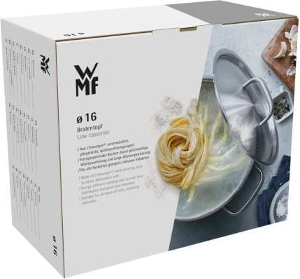 Produktbild WMF Bratentopf PREMIUM ONE silberfarben (16 cm, Bräter + Schmortopf, Edelstahl)