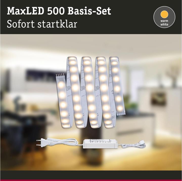 Actual product image Paulmann MaxLED 500 Stripe Set (Warm white, 150 cm, Indoor)