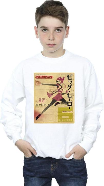 Image du produit Disney - Sweat BIG HERO BAYMAX HONEY LEMON NEWSPAPER - Garçon (128)