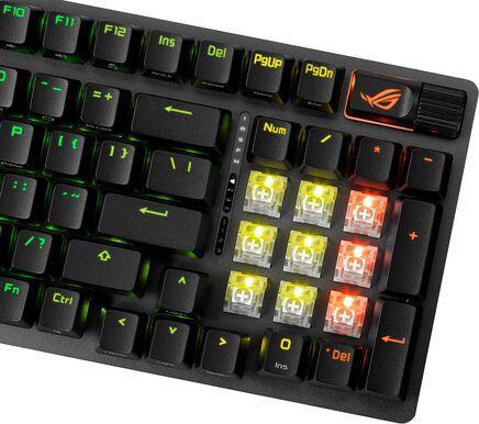 Image du produit ASUS ROG Strix Scope II 96 (DE, Filaire, Sans fil)