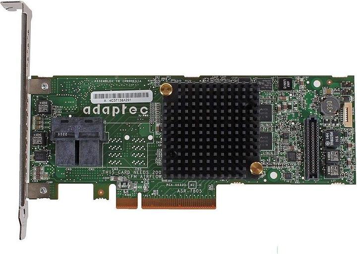 Image du produit Adaptec RAID 7805 : contrôleur RAID PCI-Ex8