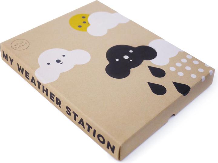 Image du produit Moon Picnic station météo en bois pour enfants (Vietnamien)