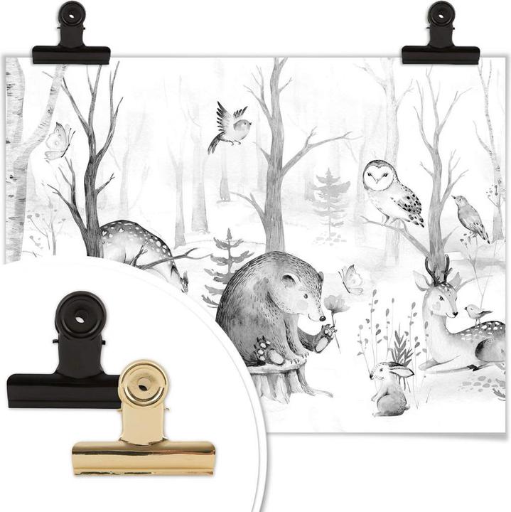 Image du produit Trenddeko Amis des animaux dans la forêt - (30 x 24 cm)