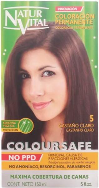 Naturaleza Y Vida COLOURSAFE tinte permanente #5-castaño claro 150 ml (5)