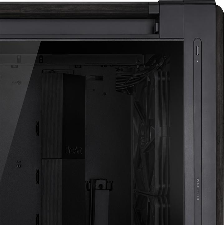 Actual product image ASUS ProArt PA602 Wood Edition (E-ATX, ATX, DTX, mATX, Mini-ITX, Mini-DTX)
