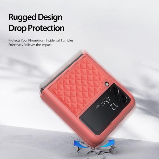Actual product image Dux Ducis Venice Series Genuine Leather Case (Samsung Galaxy Z Flip4)